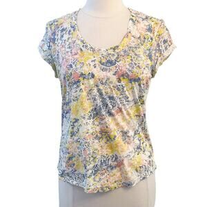 ANTHROPOLOGIE PILCRO Scoop neck tee S NWT